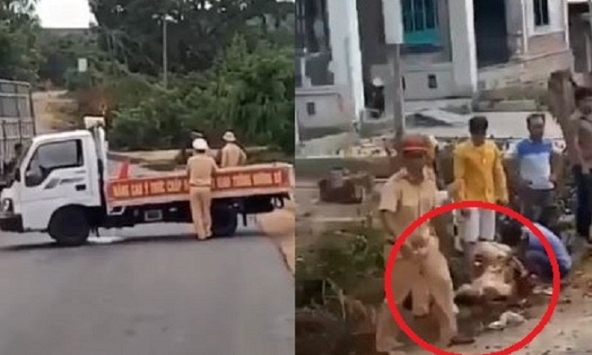 Bị truy đuổi, tài xế liều mạng tông thẳng vào xe CSGT chặn đường ở Gia Lai: Tạm giữ 3 nghi can