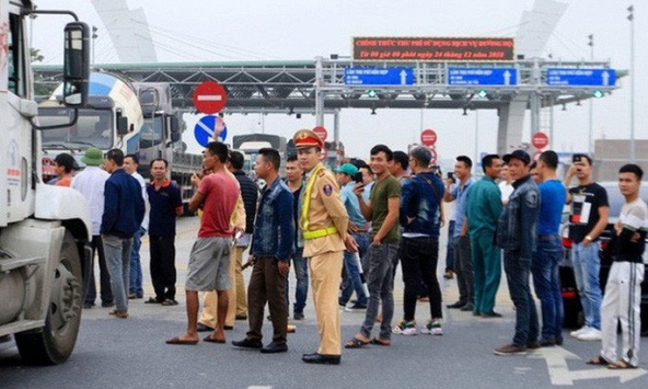 Hà Văn Nam bị tuyên án 30 tháng tù giam vì tội gây rối tại trạm BOT