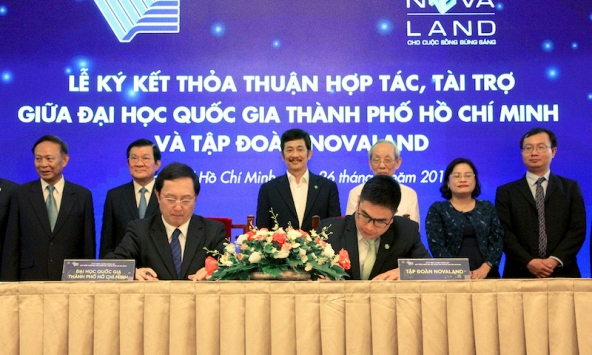 Novaland tài trợ 10 tỷ đồng cho Quỹ phát triển Đại học Quốc gia TP.HCM
