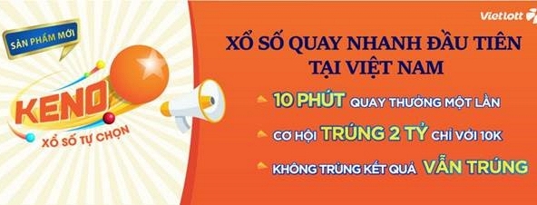 Vietlott phát hành xổ số quay nhanh Keno đầu tiên tại Việt Nam

