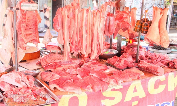Giá thịt heo mảnh duy trì ở mức 52.000 đồng/kg