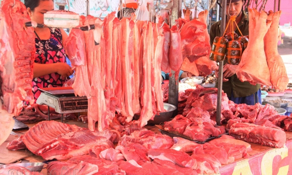 Lo giá thịt heo nhập khẩu 'đè bẹp' thịt trong nước