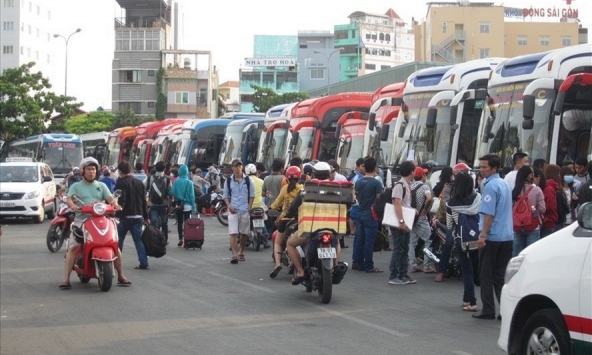 Lượng khách đi tàu, xe tại Sài Gòn dự báo sẽ tăng nhẹ vào dịp lễ 2/9