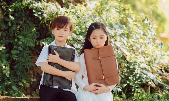 Ngạn và Hà Lan khiến khán giả xao xuyến trong bộ ảnh 'Mắt Biếc' phiên bản nhí