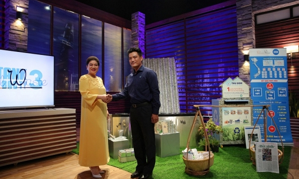 'Shark bà ngoại' Đỗ Liên chi 1 tỷ đồng để cùng startup tái sinh rác chết