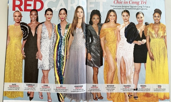 Những trang phục của NTK Công Trí mà các minh tinh thế giới chọn có giá bao nhiêu?