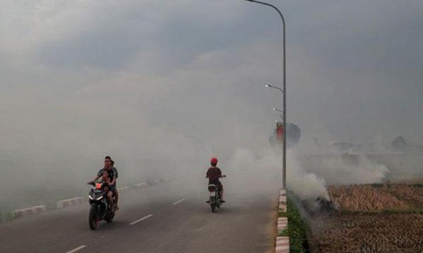 Không khí Hà Nội ở ngưỡng kém, nhiều tỉnh đồng bằng Bắc bộ ô nhiễm nặng