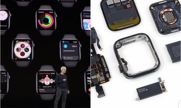 “Mổ bụng” Apple Watch Series 5, không khác mấy so với Series 4