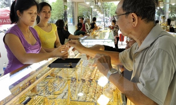 Vàng SJC giảm nhẹ ngày đầu tuần