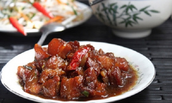 Cách làm mắm ruốc xào thịt ba rọi ngon đưa cơm