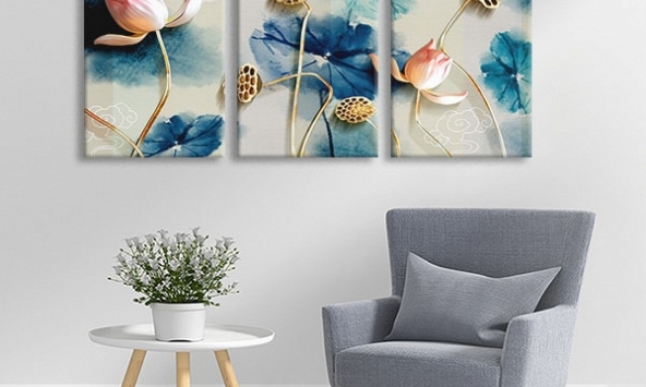 Các mẫu tranh treo phong thủy mang lại vận may cho gia chủ