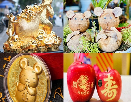 Đa dạng sản phẩm hình chuột phục vụ Tết Canh Tý 2020