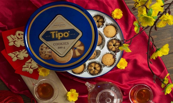 Gợi ý những hộp bánh quy bao đẹp tặng quà ngày Tết