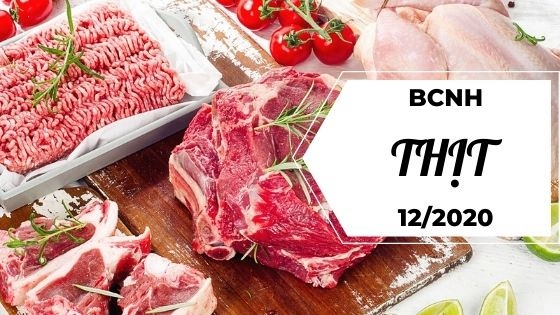 Báo cáo ngành hàng thịt tháng 12/2020: Việt Nam nhập khẩu tăng đến 400% so với cùng kỳ