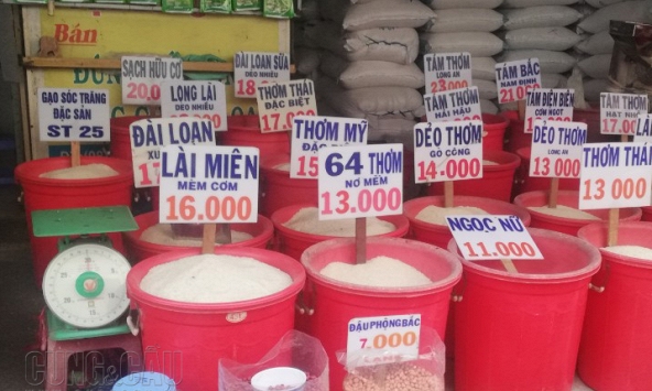 Giá gạo xuất khẩu giữ nguyên xu hướng tăng