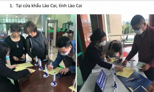 Lo ngại chủng virus corona, các cửa khẩu đồng loạt triển khai việc khai báo y tế
