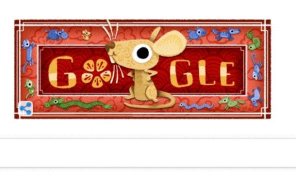 Google thay giao diện mừng Tết Canh Tý 2020