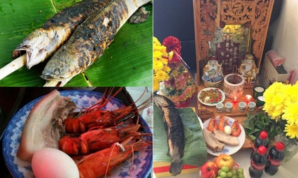 Ý nghĩa của mâm cỗ tam sên và cá lóc nướng trong ngày cúng vía Thần Tài