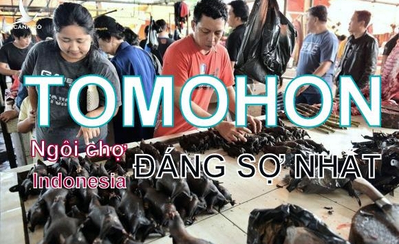 Khu chợ bán thịt dơi, rắn đáng sợ nhất Indonesia vẫn hoạt động giữa 'bão' virus corona