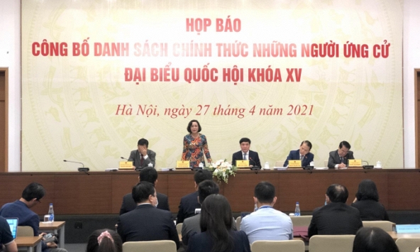 Công bố danh sách 868 người ứng cử đại biểu Quốc hội khóa XV