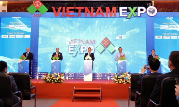Vietnam Expo 2024 thu hút hơn 480 doanh nghiệp đến từ 16 quốc gia trong nước và quốc tế