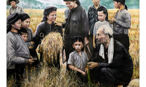Tấm lòng của họa sĩ Việt kiều với Bác Hồ