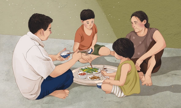 Bữa cơm gia đình là khoảnh khắc quý giá nhất trong ngày
