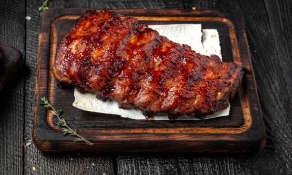 Làm sườn nướng tảng khổng lồ bằng nồi chiên không dầu tại nhà ngon như nhà hàng