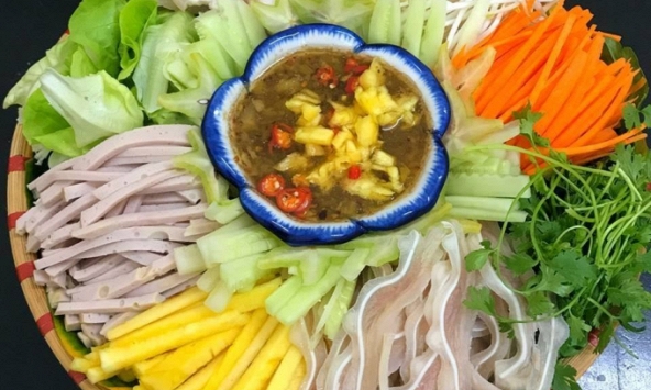 Cách làm bún mắm nêm thịt luộc Đà Nẵng thơm ngon, chuẩn vị