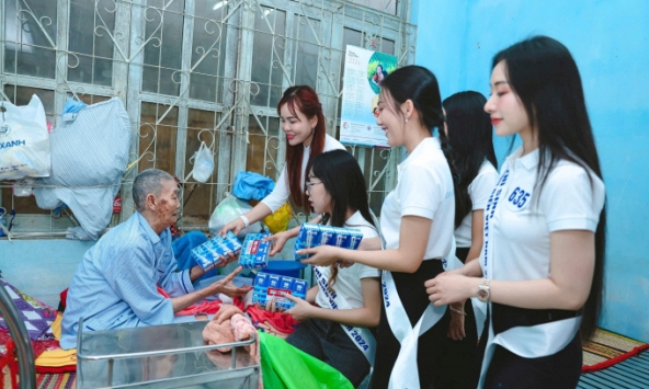 Hành trình “Kết nối trái tim - Trao quà yêu thương” cùng các thí sinh Hoa Hậu Biển Việt Nam 2024 