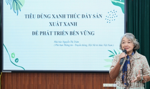 Tiêu dùng xanh thúc đẩy sản xuất xanh để phát triển bền vững