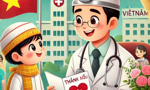 Dạy con về lòng biết ơn và tôn trọng nghề y 