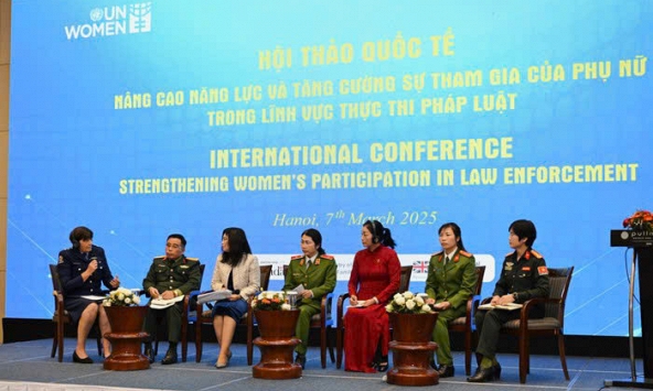 Nâng cao năng lực và tăng cường sự tham gia của phụ nữ trong lĩnh vực thực thi pháp luật