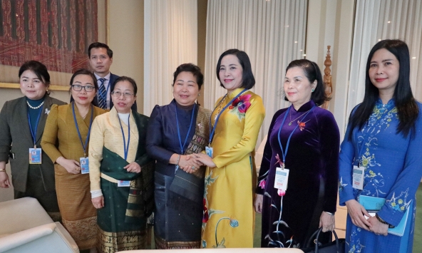 Phó Chủ tịch Quốc hội Nguyễn Thị Thanh gặp Tổng Thư ký Liên hợp quốc và Chủ tịch Đại hội đồng Liên hợp quốc