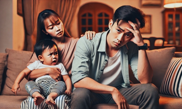 Mệt mỏi vì vợ can ngăn, chiều chuộng con quá mức, làm con thiếu kỷ luật