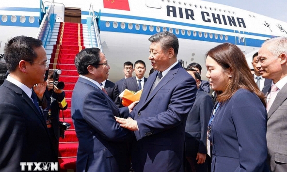 Tổng Bí thư, Chủ tịch nước Trung Quốc kết thúc tốt đẹp chuyến thăm Việt Nam