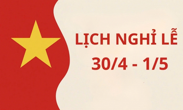 Công chức, viên chức nghỉ liền 5 ngày dịp 30/4 - 1/5, Quốc khánh nghỉ 4 ngày