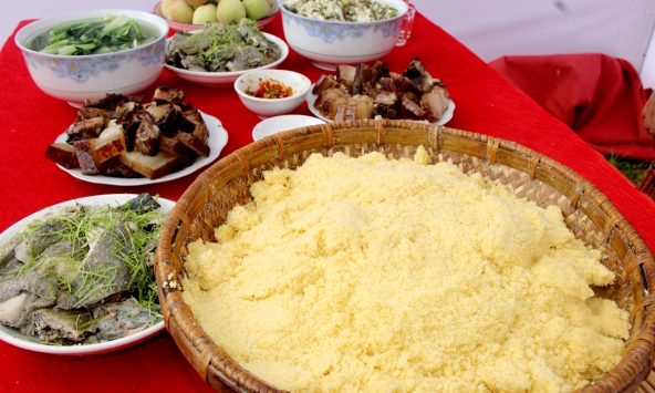 Mèn mén và hương vị đậm đà của núi rừng Quản Bạ