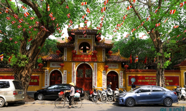 Chùa Quán Sứ, trung tâm Phật giáo Thủ đô, nơi chuẩn bị đón xá lợi Đức Phật nhân đại lễ Vesak