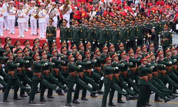 Tổng duyệt Lễ kỷ niệm 70 năm Giải Ngày phóng Hải Phòng - Thành phố Anh hùng 