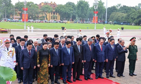 Lãnh đạo Đảng, Nhà nước vào Lăng viếng Chủ tịch Hồ Chí Minh