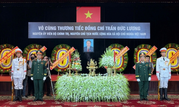 Cử hành trọng thể Lễ Quốc tang nguyên Chủ tịch nước Trần Đức Lương