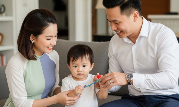 Phá bỏ rào cản giới tính: Khi gia đình hiện đại cùng nhau “làm cha mẹ”