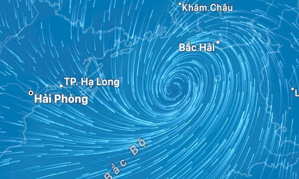 Bão Wipha áp sát: Gió giật cấp 14 trên Vịnh Bắc Bộ, chuẩn bị đổ bộ Hải Phòng – Thanh Hóa