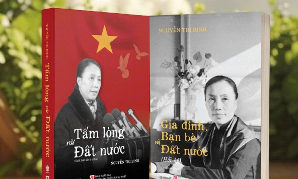 Tâm hồn 'Madam Bình' qua cuốn sách 'Tấm lòng với Đất nước'