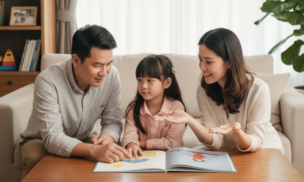 Cha mẹ dạy con bài học: Hai quan điểm khác nhau nhưng cả hai đều đúng