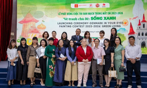 Phát động cuộc thi vẽ tranh “Đan Mạch trong mắt em” năm 2025 chủ đề “Sống xanh”
