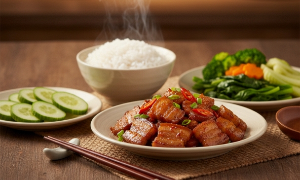 Vào bếp ngày thu với món thịt rang mắm tép món ngon dân dã gợi nhớ hương quê