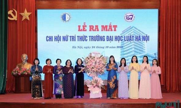 Ra mắt Chi hội Nữ trí thức Trường Đại học Luật Hà Nội: Lan tỏa tri thức, kết nối và phát triển