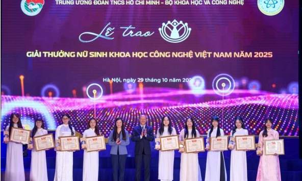 Tôn vinh tài năng trẻ và nữ sinh khoa học – công nghệ Việt Nam 2025